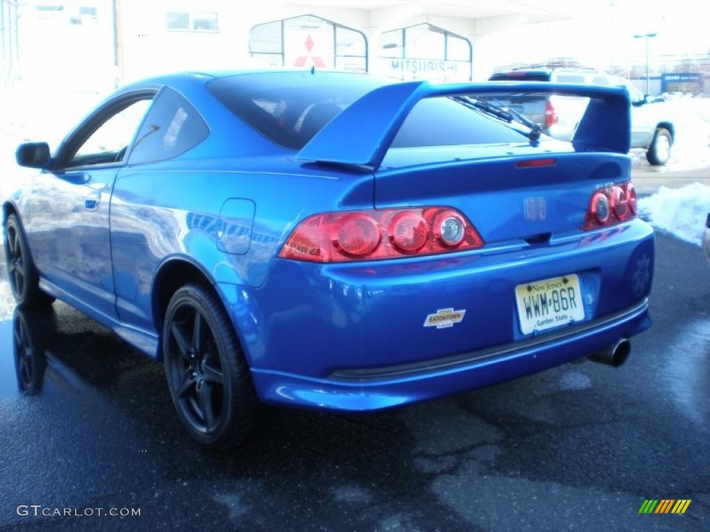 2006 RSX Type S Sports Coupe - Vivid Blue Pearl / Ebony photo #5