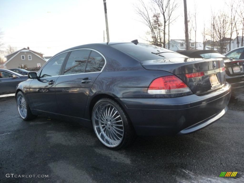 2003 7 Series 745i Sedan - Titanium Grey Metallic / Dark Beige/Beige III photo #2