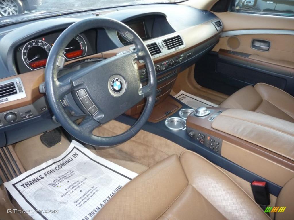 2003 7 Series 745i Sedan - Titanium Grey Metallic / Dark Beige/Beige III photo #5