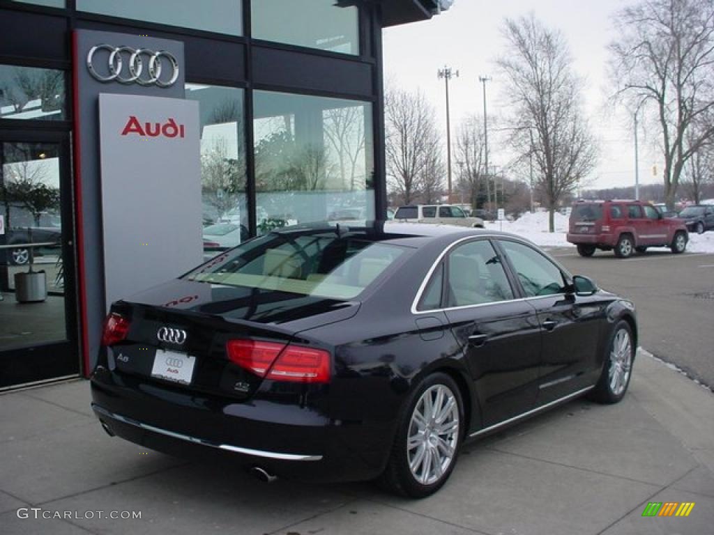 Phantom Black Pearl Effect 2011 Audi A8 4.2 FSI quattro Exterior Photo #44531896