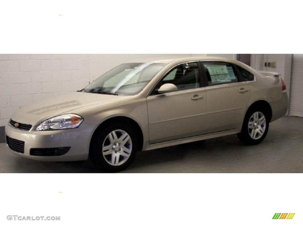 2011 Impala LT - Gold Mist Metallic / Ebony photo #2