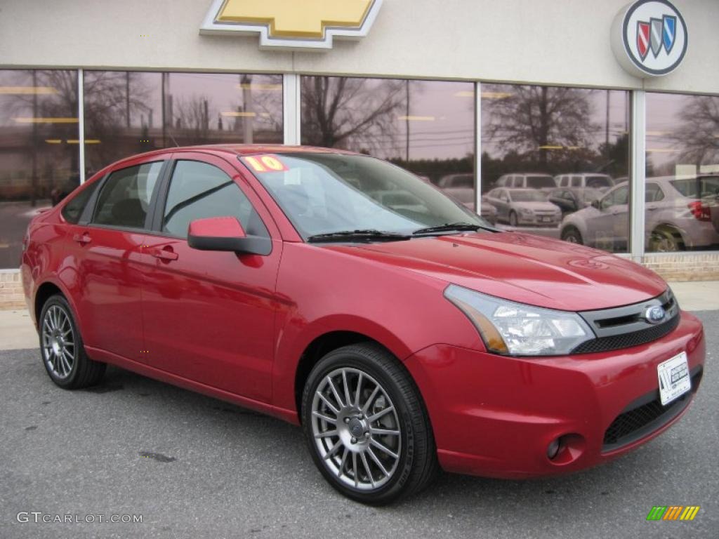 Sangria Red Metallic Ford Focus