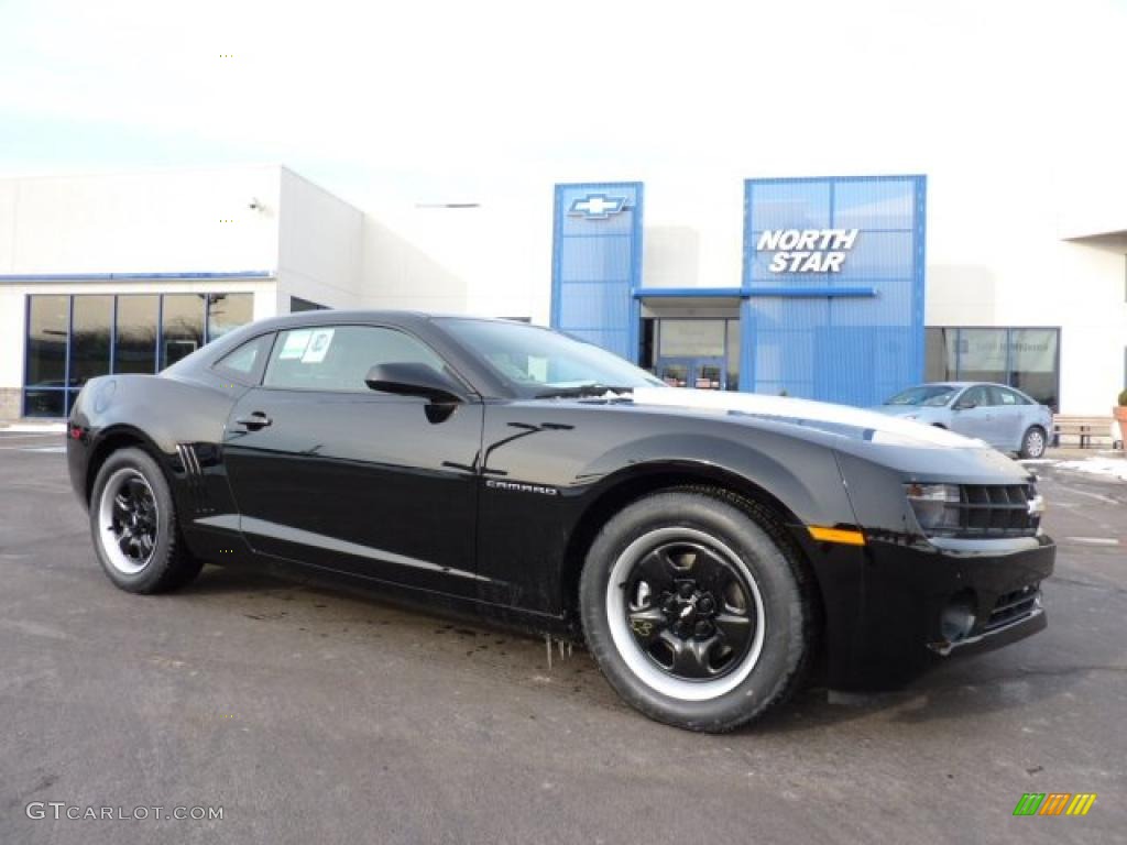 2011 Camaro LS Coupe - Black / Black photo #1