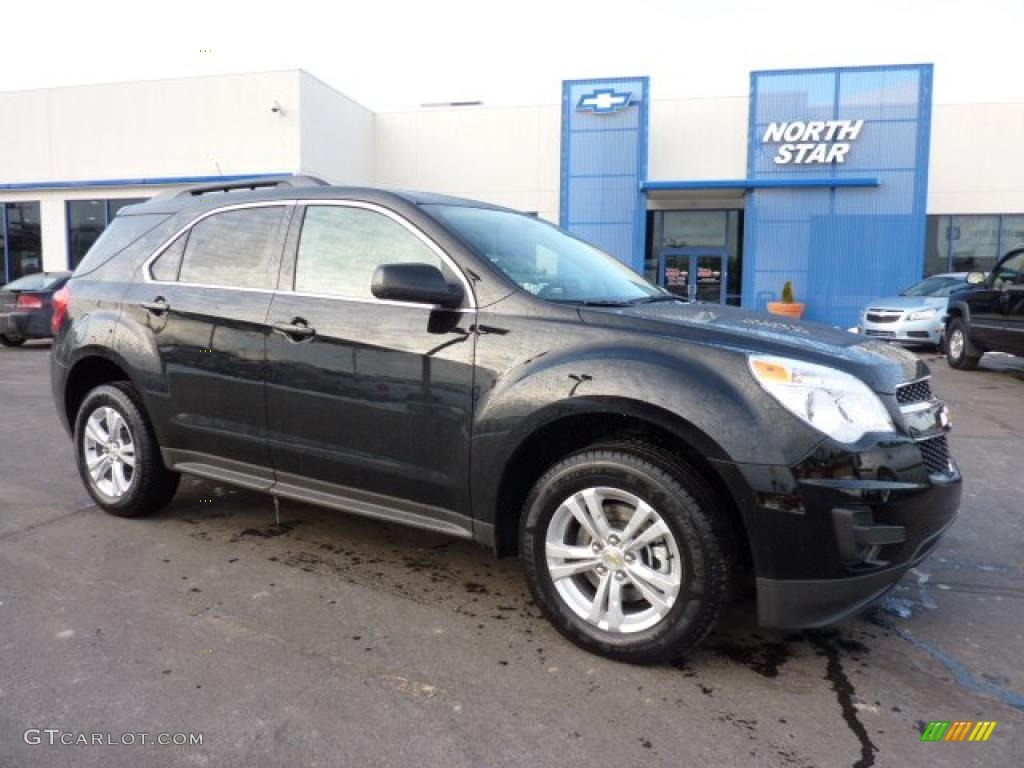 2011 Equinox LT AWD - Black Granite Metallic / Jet Black photo #1