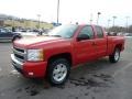 2011 Victory Red Chevrolet Silverado 1500 LT Extended Cab 4x4  photo #3