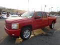 2011 Victory Red Chevrolet Silverado 1500 LT Extended Cab 4x4  photo #3