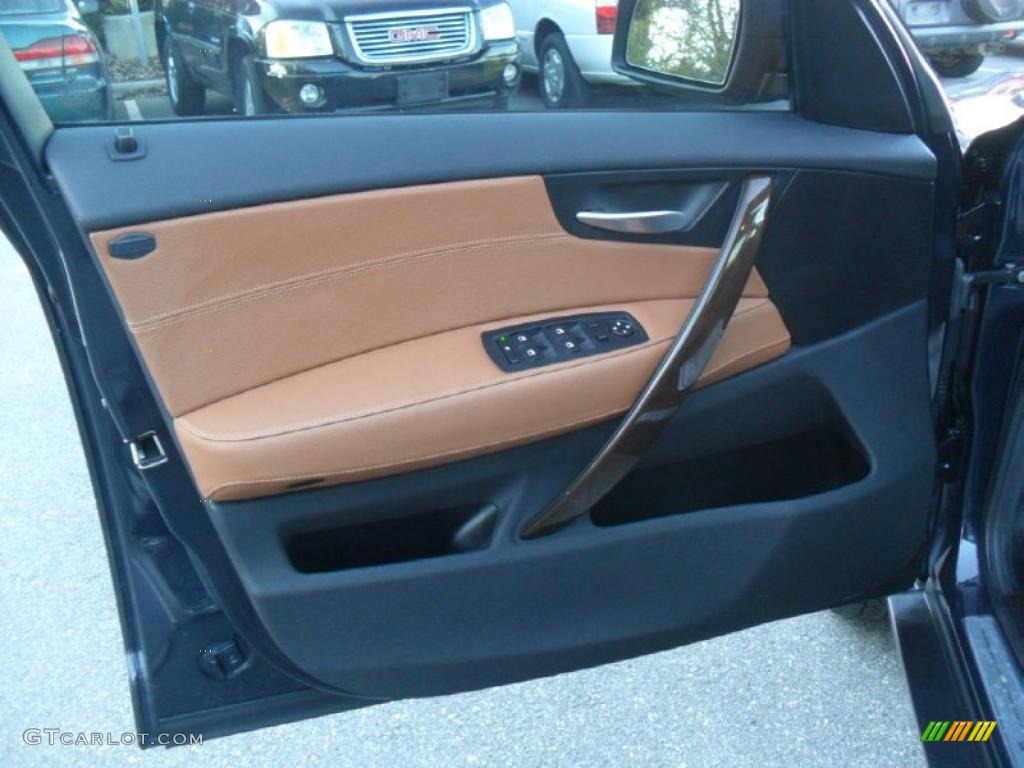 2009 X3 xDrive30i - Monaco Blue Metallic / Saddle Brown Nevada Leather photo #7