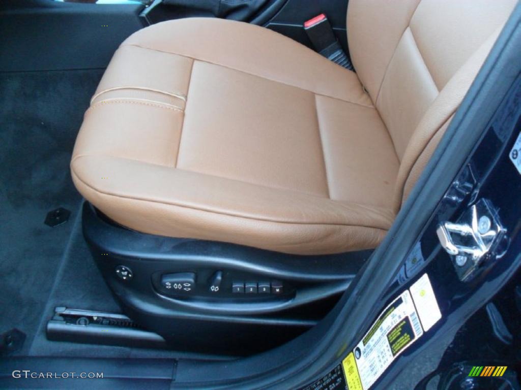 2009 X3 xDrive30i - Monaco Blue Metallic / Saddle Brown Nevada Leather photo #9