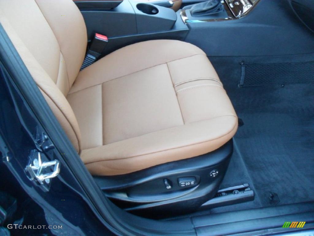 2009 X3 xDrive30i - Monaco Blue Metallic / Saddle Brown Nevada Leather photo #21