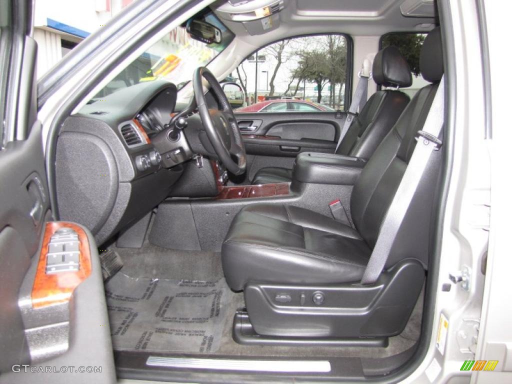 Ebony Interior 2008 Chevrolet Tahoe LTZ 4x4 Photo #44542457