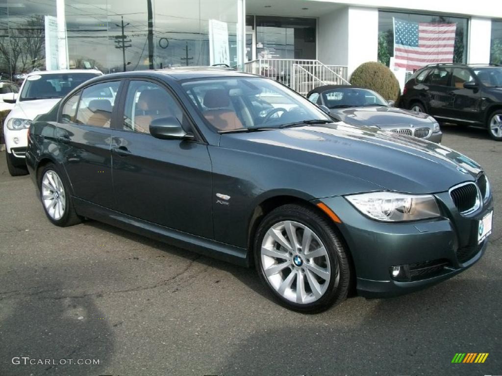 2011 3 Series 328i xDrive Sedan - Tasman Green Metallic / Saddle Brown Dakota Leather photo #3