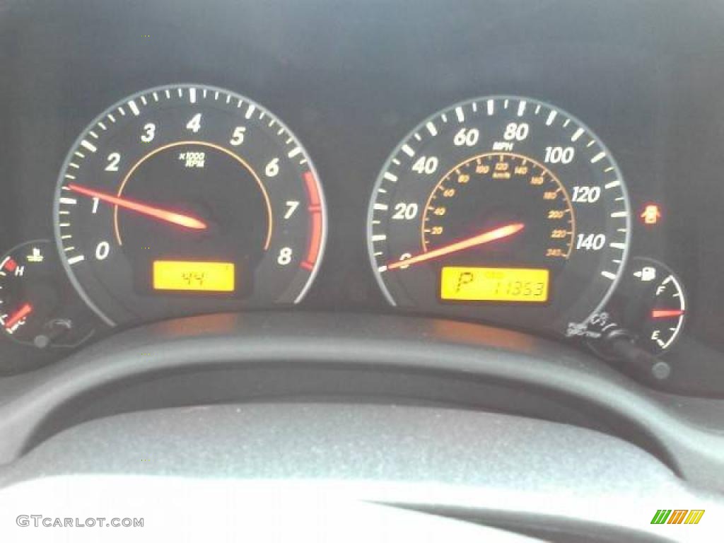 2010 Toyota Corolla S Gauges Photo #44544397