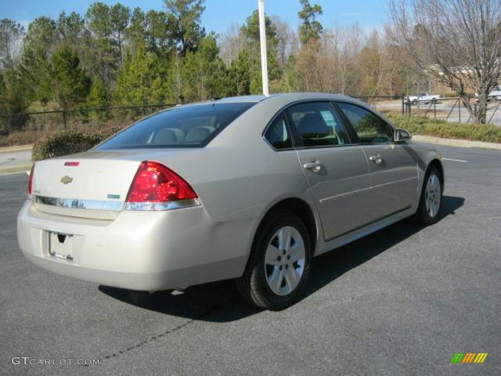 2011 Impala LS - Gold Mist Metallic / Ebony photo #2