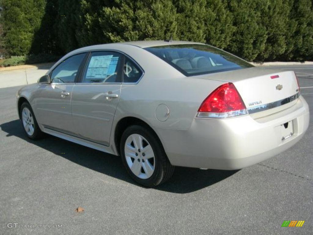 2011 Impala LS - Gold Mist Metallic / Ebony photo #3