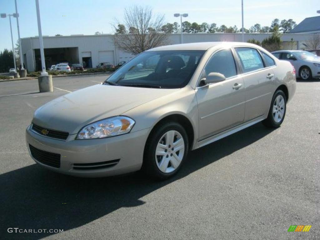 2011 Impala LS - Gold Mist Metallic / Ebony photo #4
