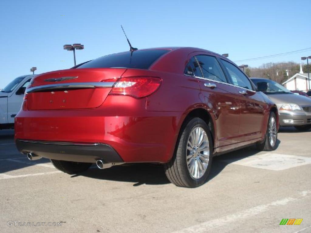 Deep Cherry Red Crystal Pearl 2011 Chrysler 200 Limited Exterior Photo #44546485