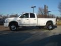 2007 Bright White Dodge Ram 3500 Laramie Quad Cab 4x4 Dually  photo #6