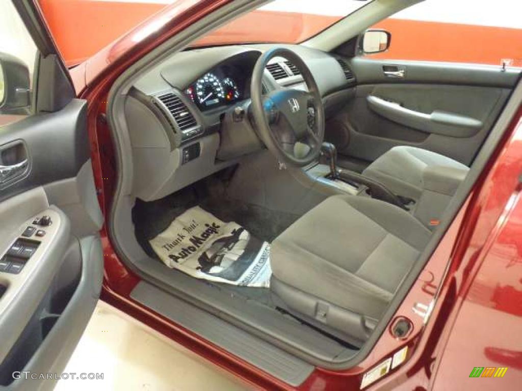 2006 Accord EX Sedan - Redondo Red Pearl / Gray photo #13