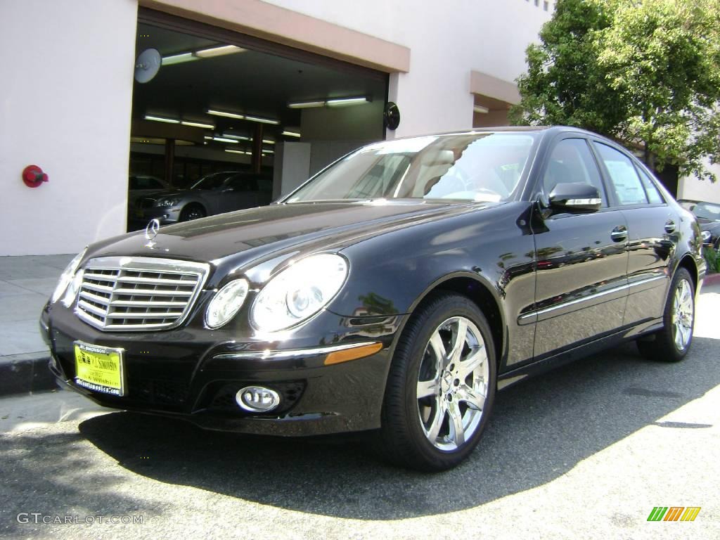 Black Mercedes-Benz E