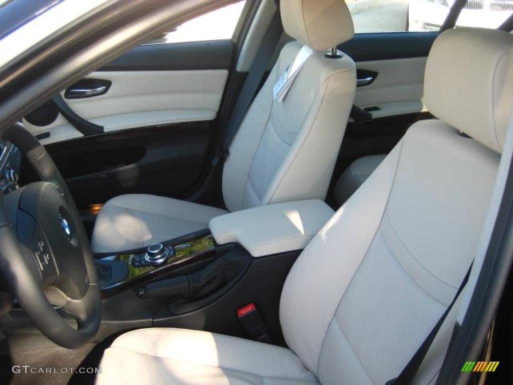 2011 3 Series 335d Sedan - Jet Black / Oyster/Black Dakota Leather photo #5