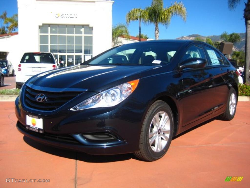2011 Sonata GLS - Pacific Blue Pearl / Gray photo #1
