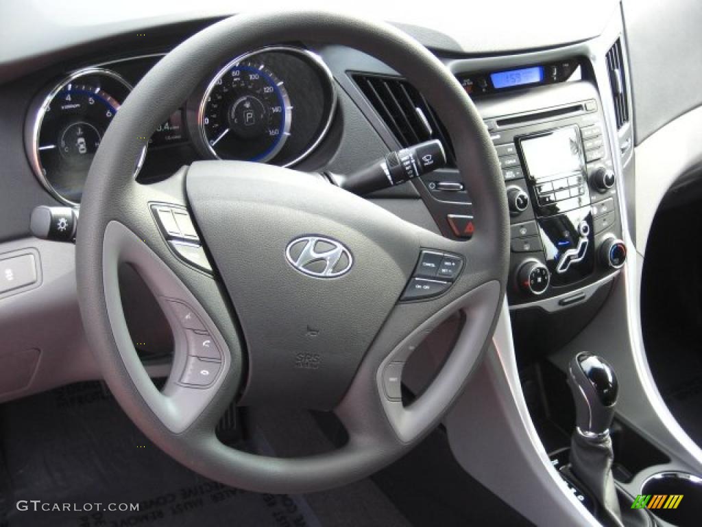 2011 Sonata GLS - Midnight Black / Gray photo #4