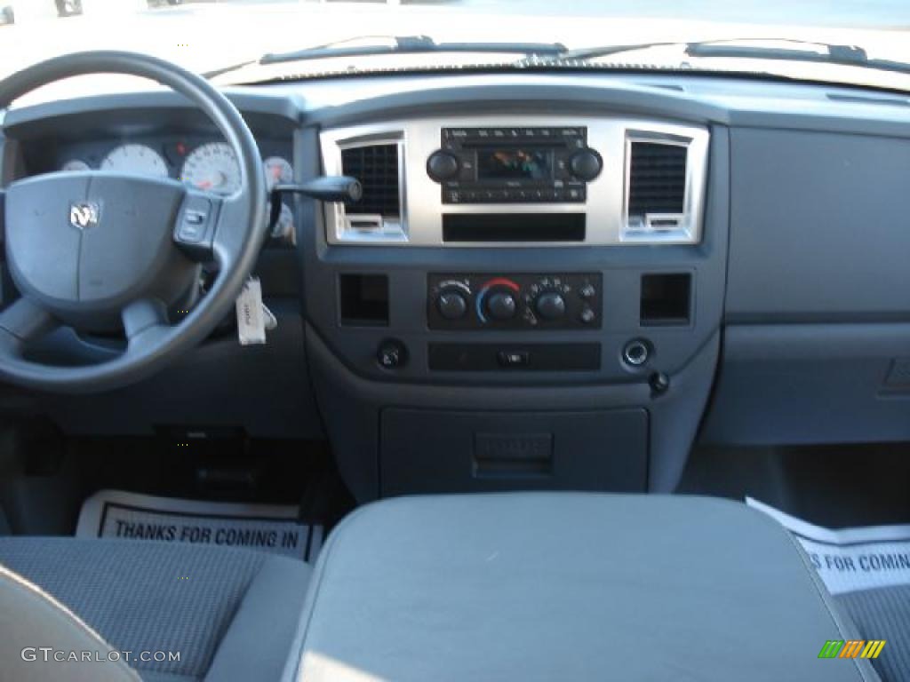 2008 Ram 1500 Lone Star Edition Quad Cab - Brilliant Black Crystal Pearl / Medium Slate Gray photo #27