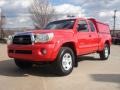 2008 Radiant Red Toyota Tacoma V6 PreRunner Access Cab  photo #7