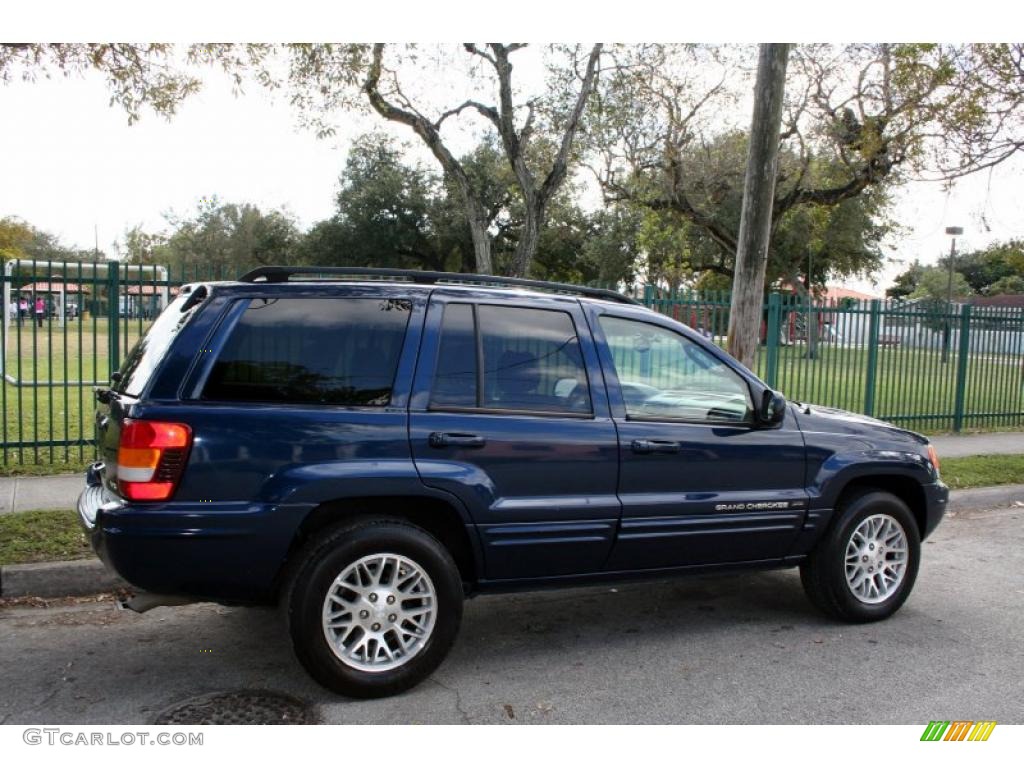 Patriot Blue Pearl 2003 Jeep Grand Cherokee Limited 4x4 Exterior Photo #44550365