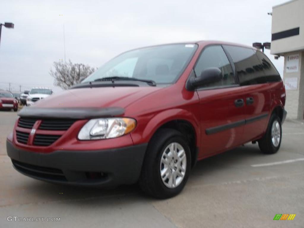 Inferno Red Crystal Pearl 2006 Dodge Caravan SE Exterior Photo #44551556