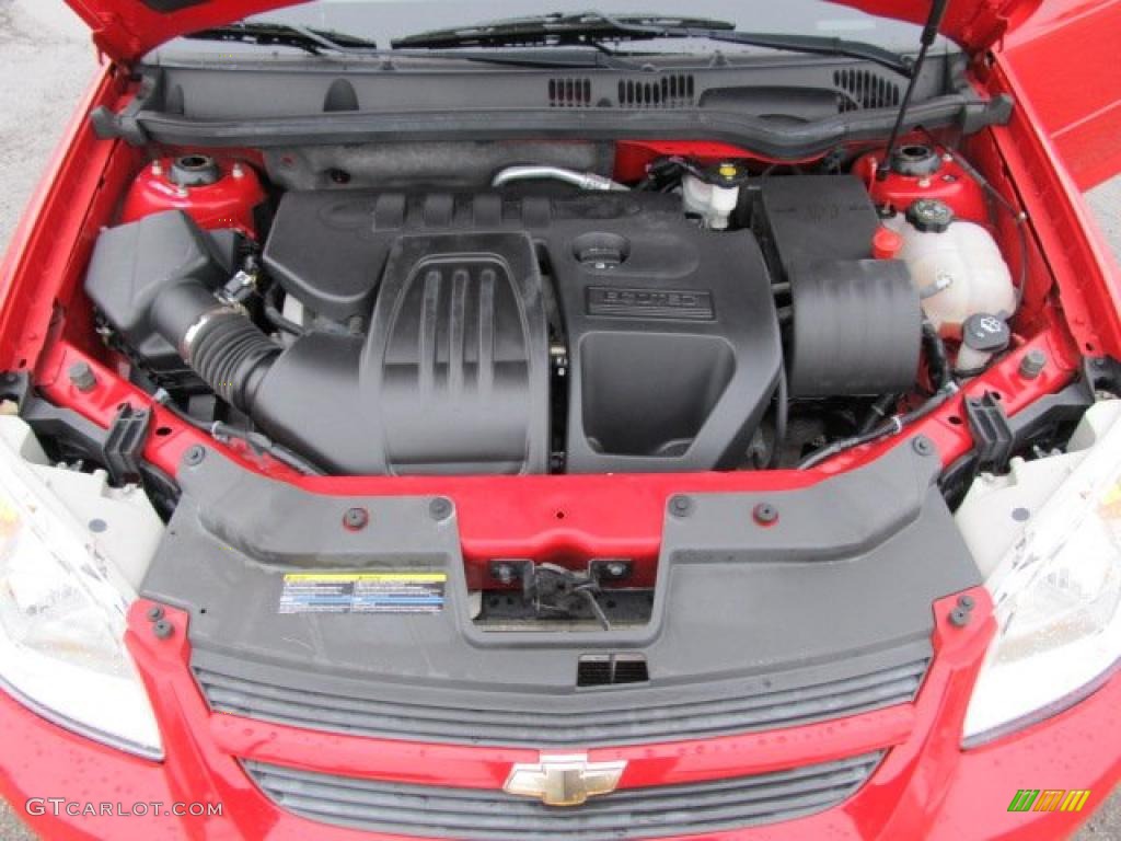 2007 Cobalt LS Coupe - Victory Red / Gray photo #11