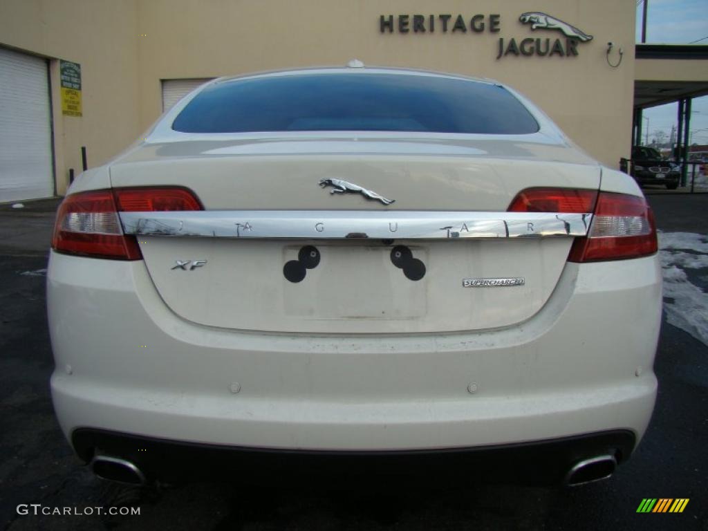 2009 XF Supercharged - Porcelain White / Ivory/Oyster photo #5