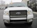 2004 Oxford White Ford F150 Lariat SuperCrew 4x4  photo #2