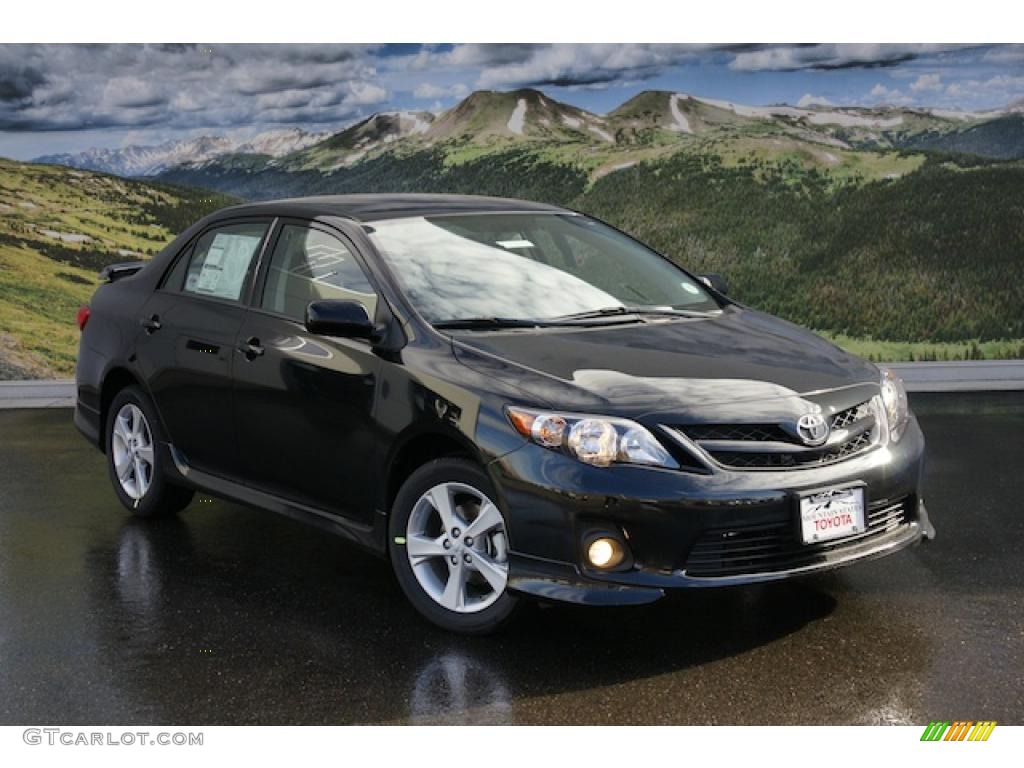 Black Sand Pearl 2010 Toyota Corolla S Exterior Photo #44554293