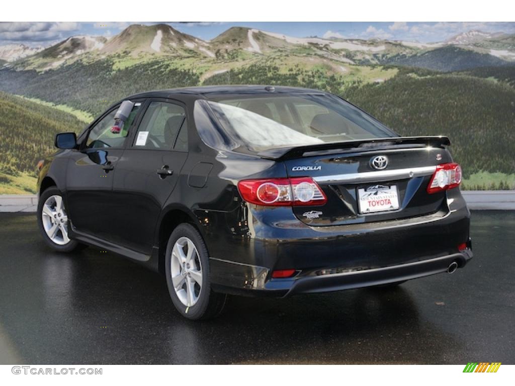 Black Sand Pearl 2010 Toyota Corolla S Exterior Photo #44554317