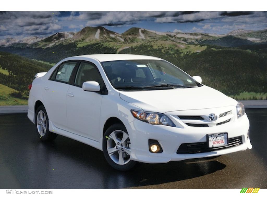 Super White 2010 Toyota Corolla S Exterior Photo #44555081