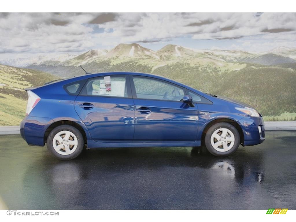 Blue Ribbon Metallic 2011 Toyota Prius Hybrid II Exterior Photo #44555225