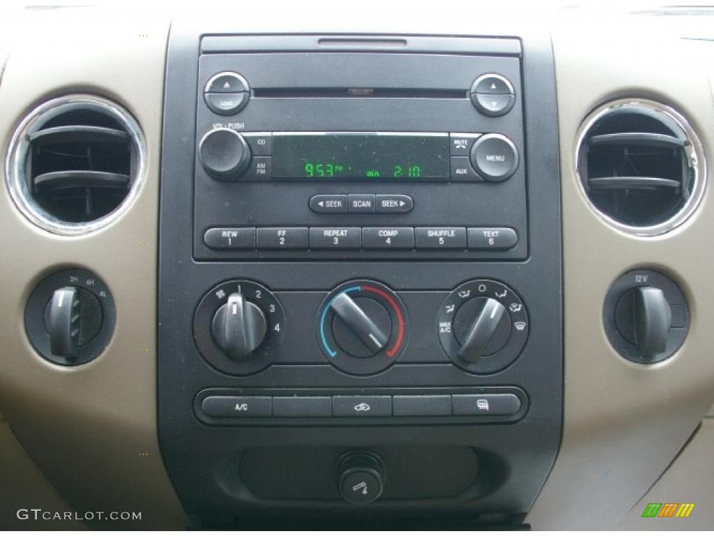 2004 F150 XLT SuperCab 4x4 - Dark Toreador Red Metallic / Tan photo #6