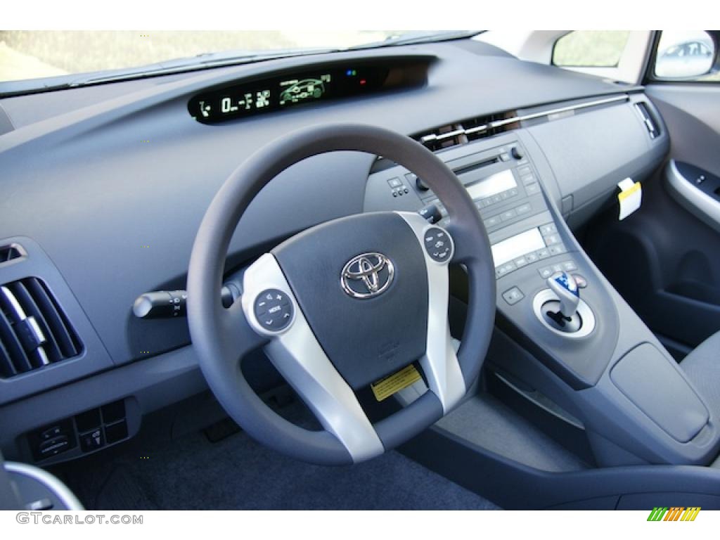 2011 Toyota Prius Hybrid II Dark Gray Dashboard Photo #44556417