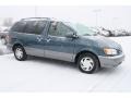 2001 Sailfin Blue Mica Toyota Sienna XLE  photo #1