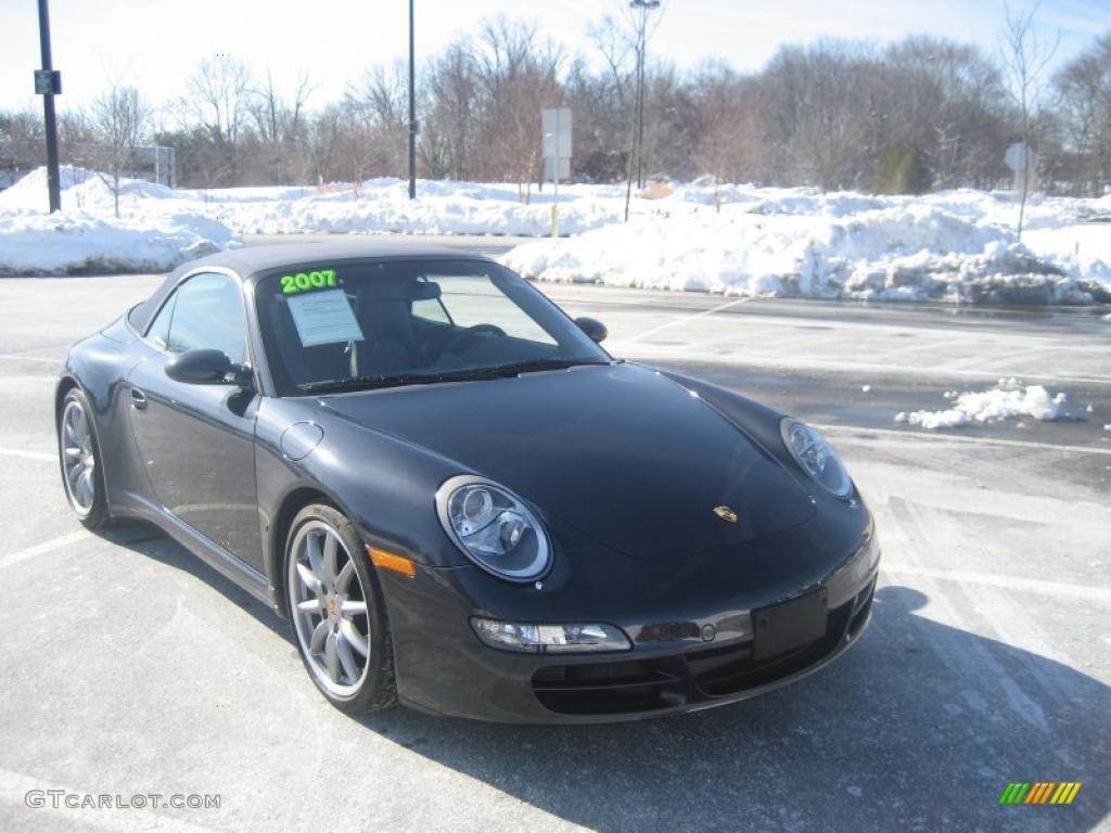 2007 911 Carrera 4S Cabriolet - Atlas Grey Metallic / Stone Grey photo #7