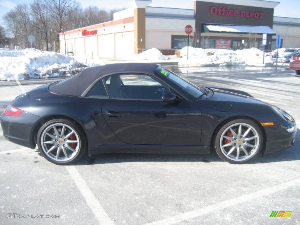 2007 911 Carrera 4S Cabriolet - Atlas Grey Metallic / Stone Grey photo #8