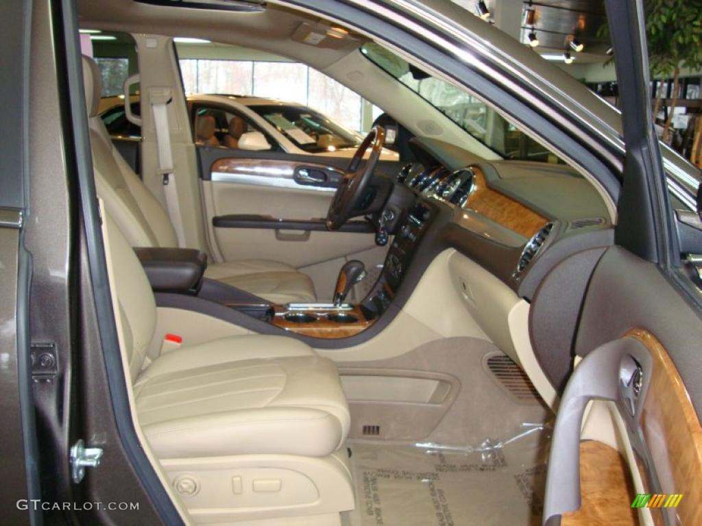 2008 Enclave CXL AWD - Cocoa Metallic / Cashmere/Cocoa photo #19