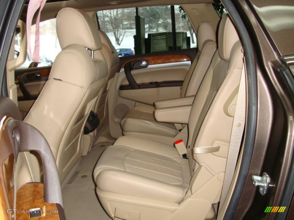 2008 Enclave CXL AWD - Cocoa Metallic / Cashmere/Cocoa photo #24