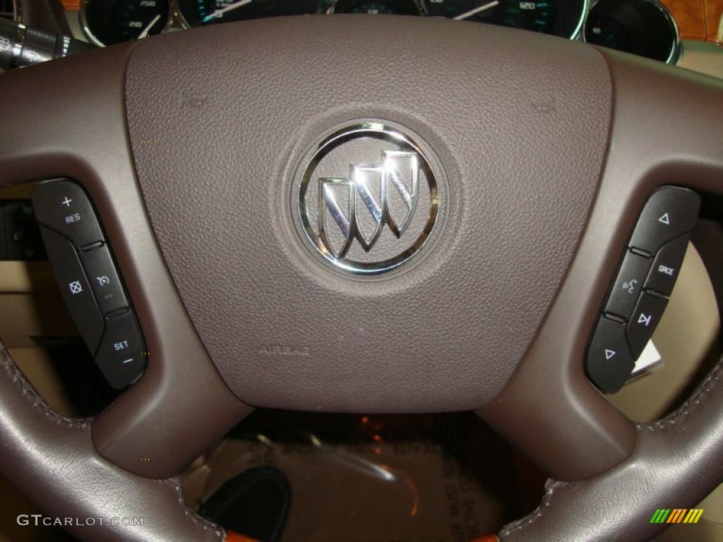 2008 Enclave CXL AWD - Cocoa Metallic / Cashmere/Cocoa photo #35