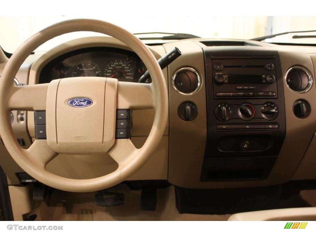 2005 F150 XLT SuperCab 4x4 - Arizona Beige Metallic / Tan photo #13