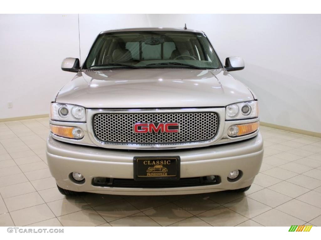 2006 Sierra 1500 Denali Crew Cab 4WD - Silver Birch Metallic / Stone Gray leather photo #2