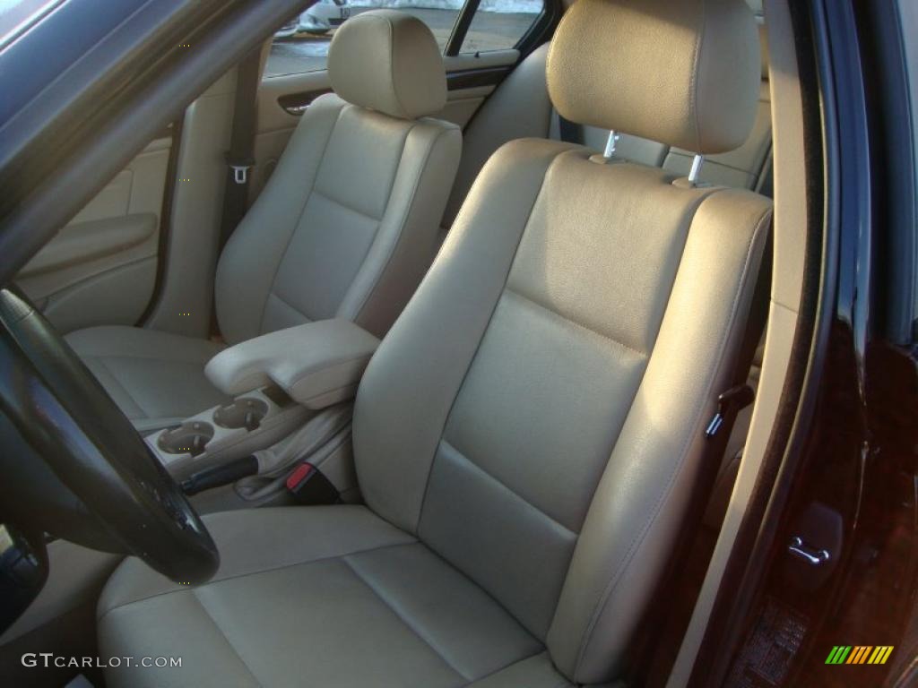 2004 3 Series 325xi Sedan - Black Sapphire Metallic / Sand photo #8