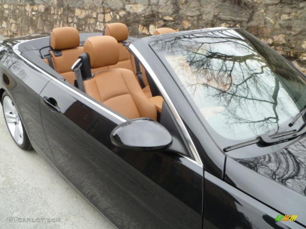 2008 3 Series 335i Convertible - Black Sapphire Metallic / Saddle Brown/Black photo #15