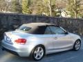 2008 Titanium Silver Metallic BMW 1 Series 135i Convertible  photo #3